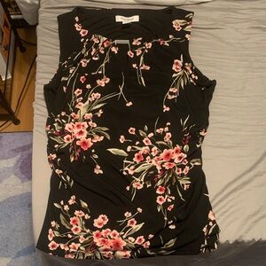 WHBM Floral Blouse
